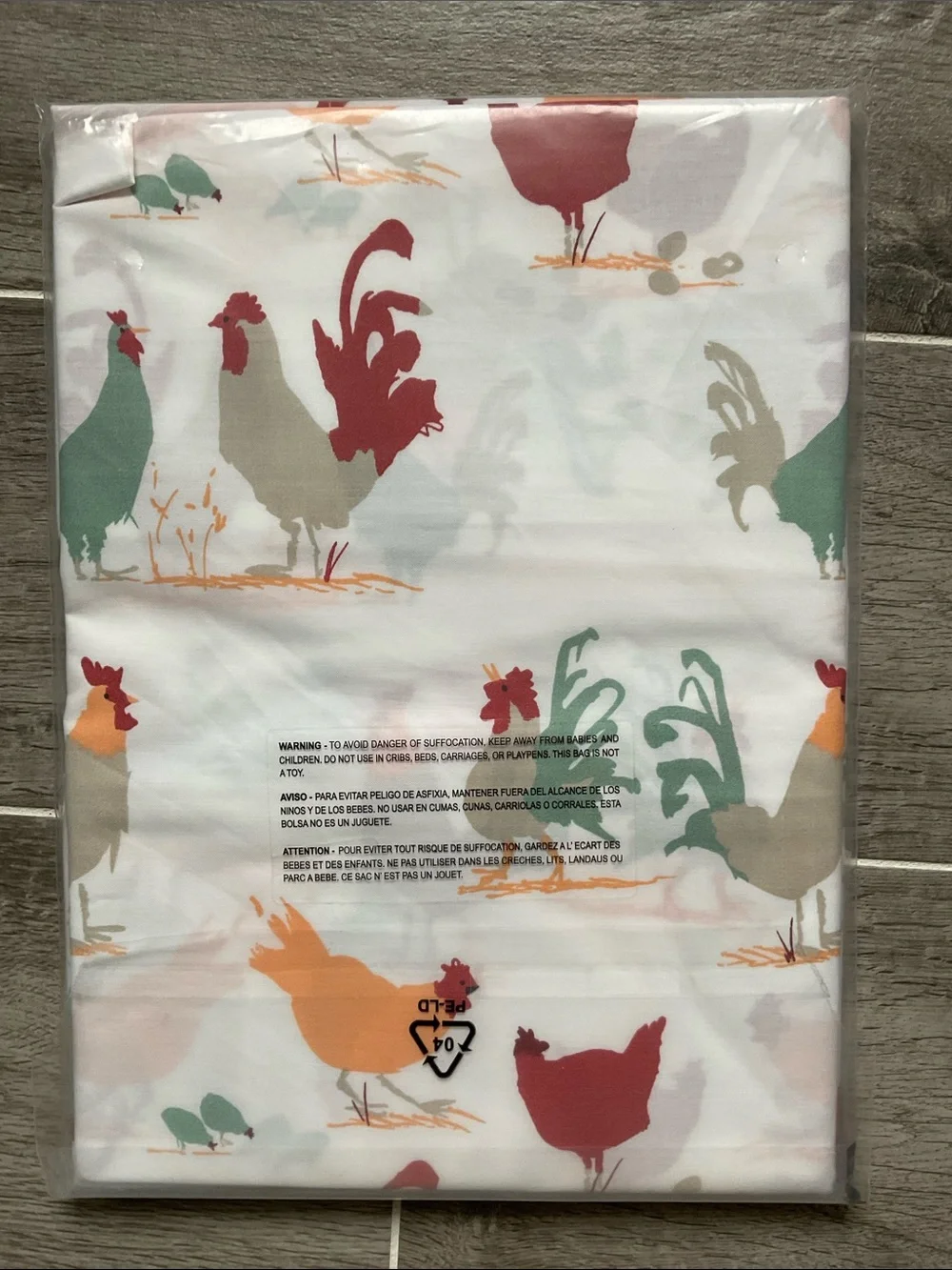Garnet Hill Percale Rooster Pillowcases Std NWT